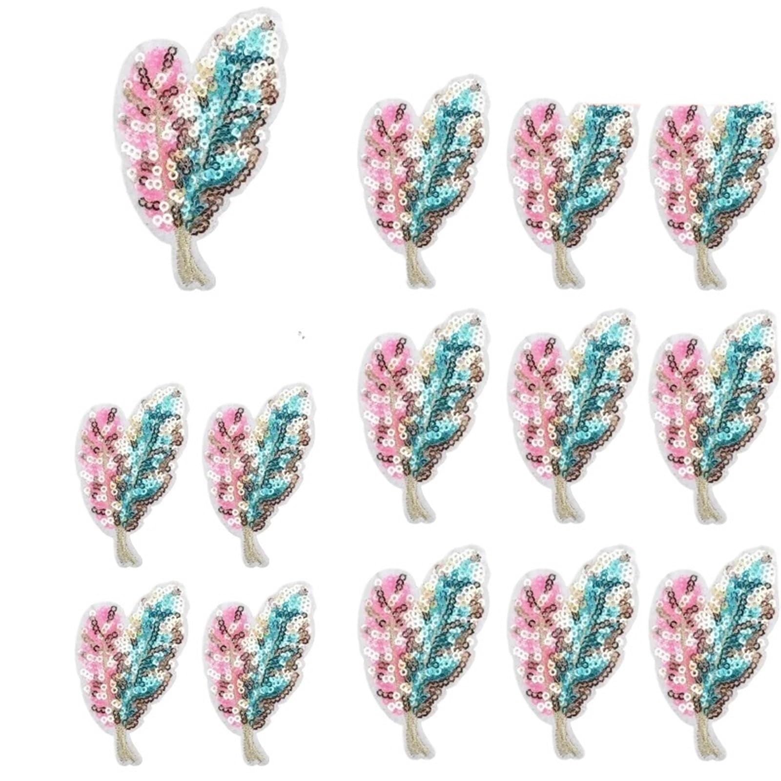 Wtaxbh 10Pcs Color14 Iron On Patches 10Pcs Cartoon Decorative Applique Patch For Diy Lots Of Badges Iron On Backpack,Clothes(10Pcs Color14)