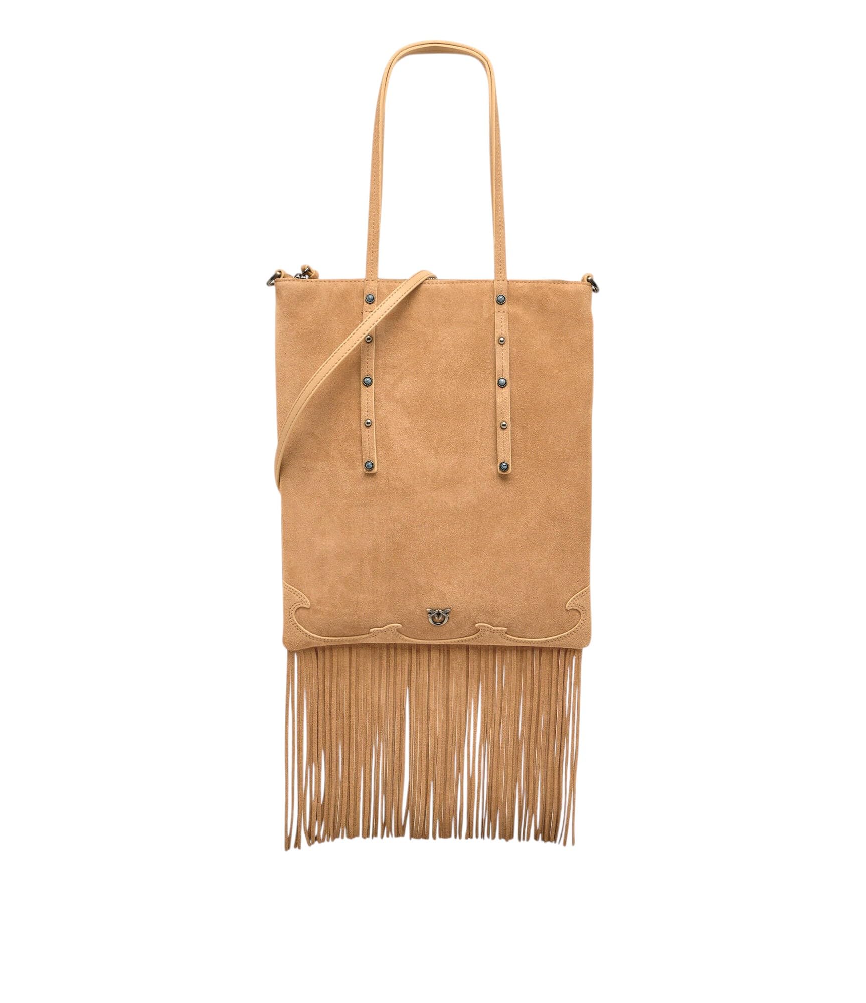 Pinko Bolso de hombro para mujer con flecos Mini Shopper Fringes 106666A0F6