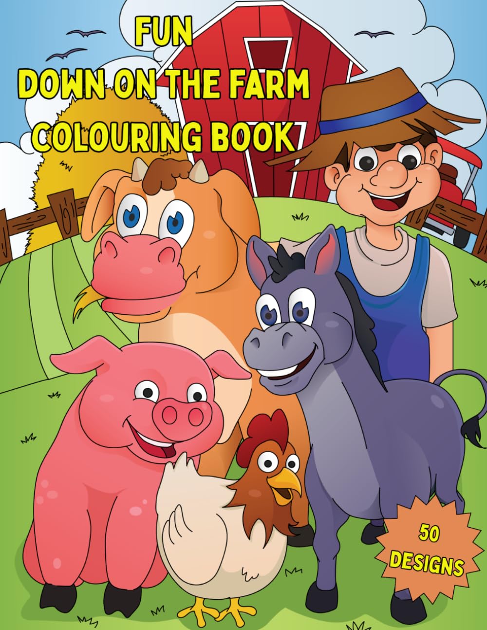 Fun Down on the Farm Colouring Book