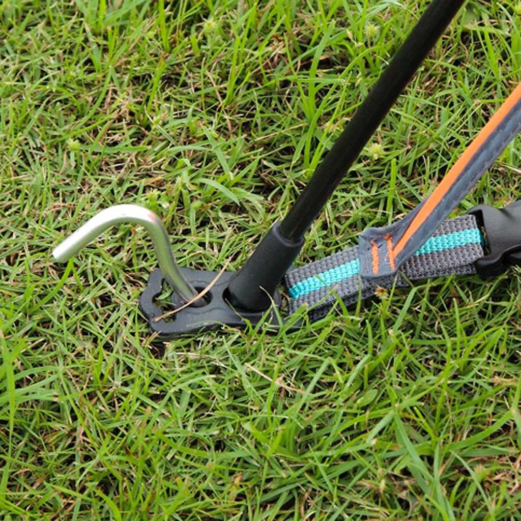 Piquets de Tente – 10 pièces en Alliage d'aluminium léger et Portable, Accessoires de Camping, piquets de Tente, Clous for la Fixation des auvents de Tente de Camping, bâches de Pluie