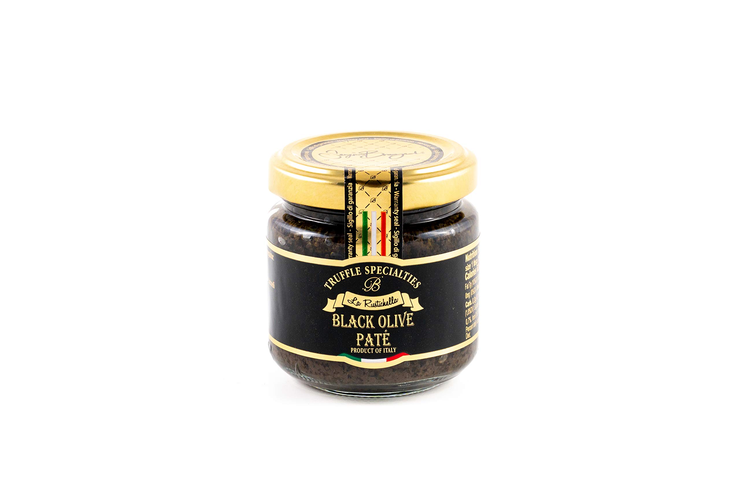 La Rustichella - Set Crème d'Artichauts 90g, Pâté d'Olives Vertes 90g, Pâté d'Olives Noires 90g et Pâté d'Arrabbiata 90g, Vegan, Sans Gluten, Sans Cholestérol - Délices Italiens