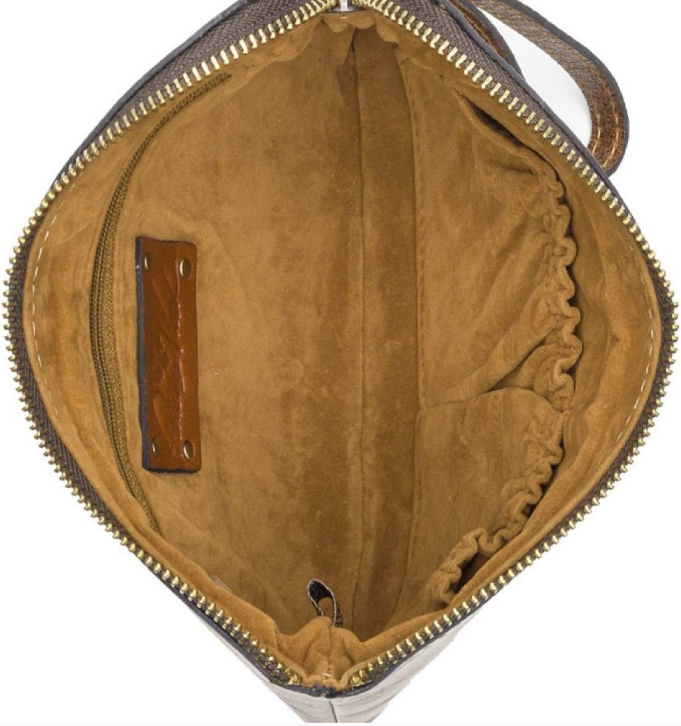 Patricia Nash Leather Cassini Wristlet Pouch