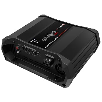 Stetsom Bravo Full 2000 2 Ohms Mono Car Amplifier, 2000.1 2K Watts RMS, 2 Stable Car Audio, HD Sound Quality, Crossover & Bass Boost, Car Stereo Speaker Subwoofer MD, Smart Coolers