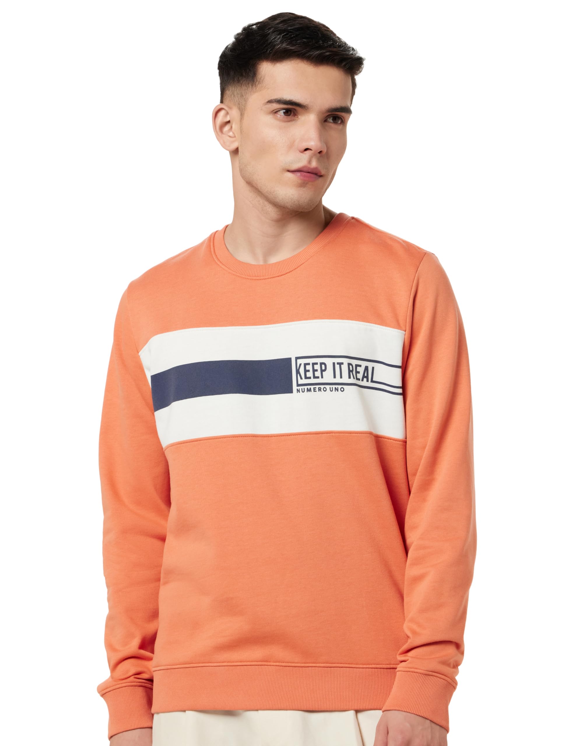numero uno Men Fleece Crew Neck Sweatshirt-picture-32