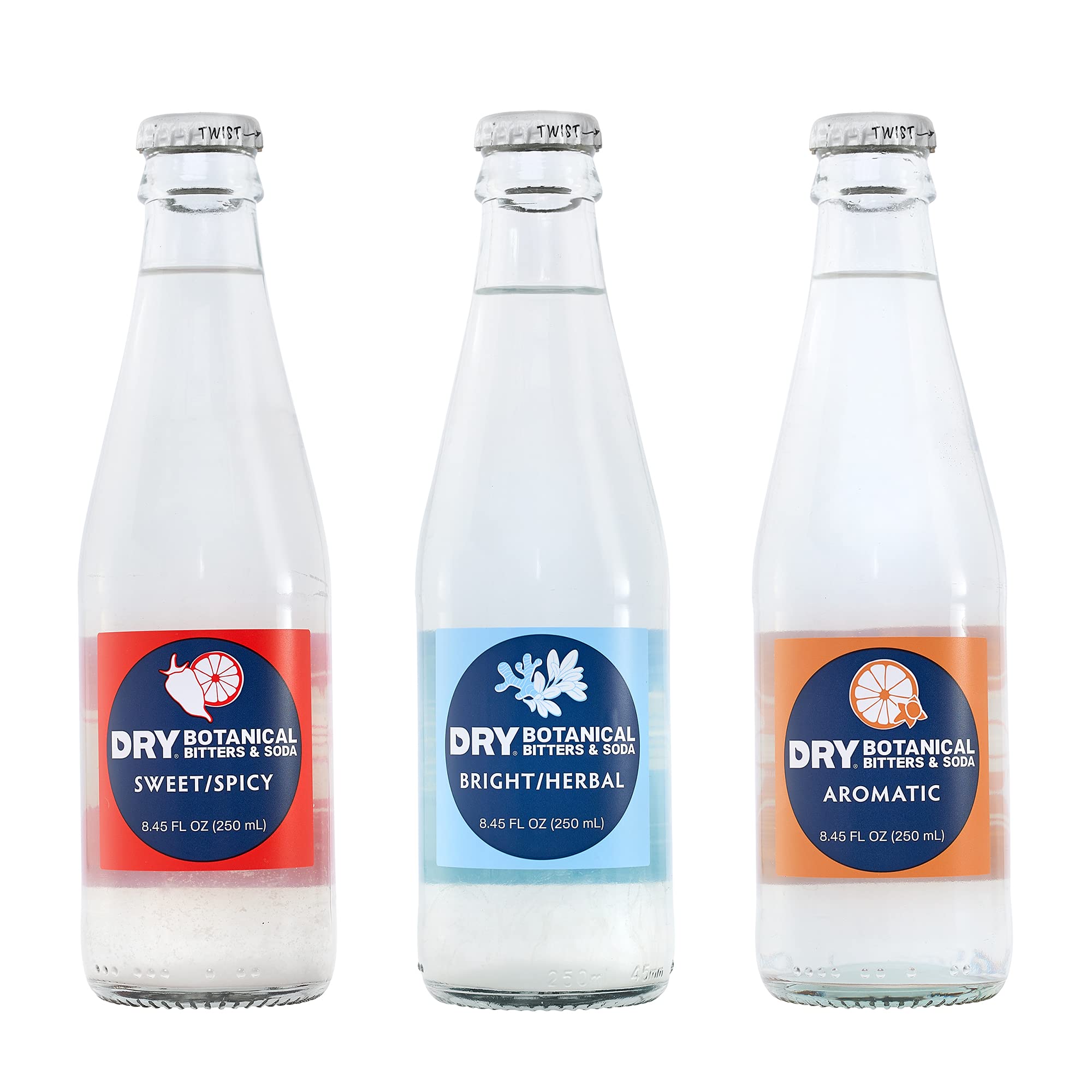 Buy DRY Sparkling AlcoholFree Botanical Bitters and Soda,Ready To Drink NonAlcoholic Cocktail