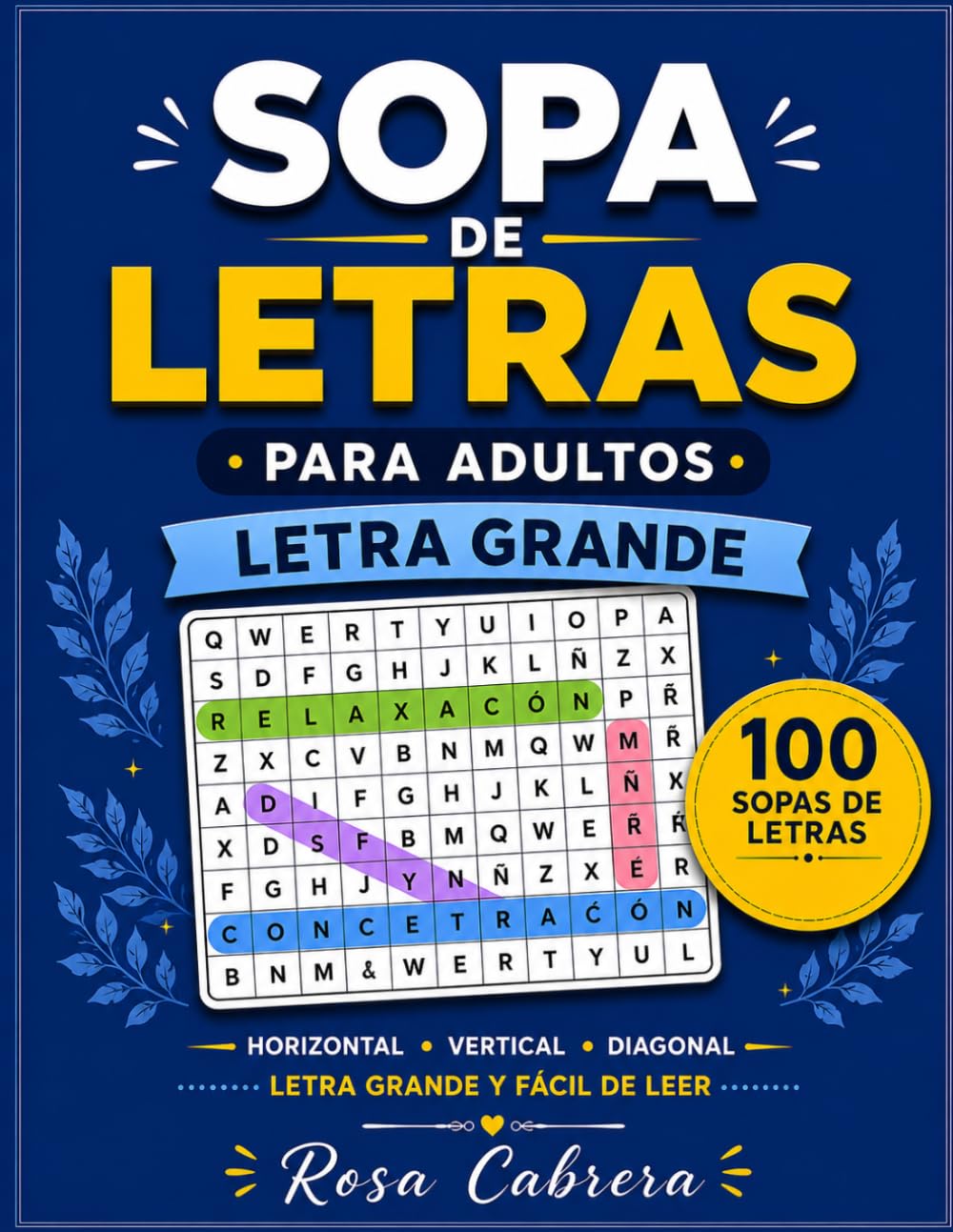 Sopa de Letras para Adultos: Letra Grande