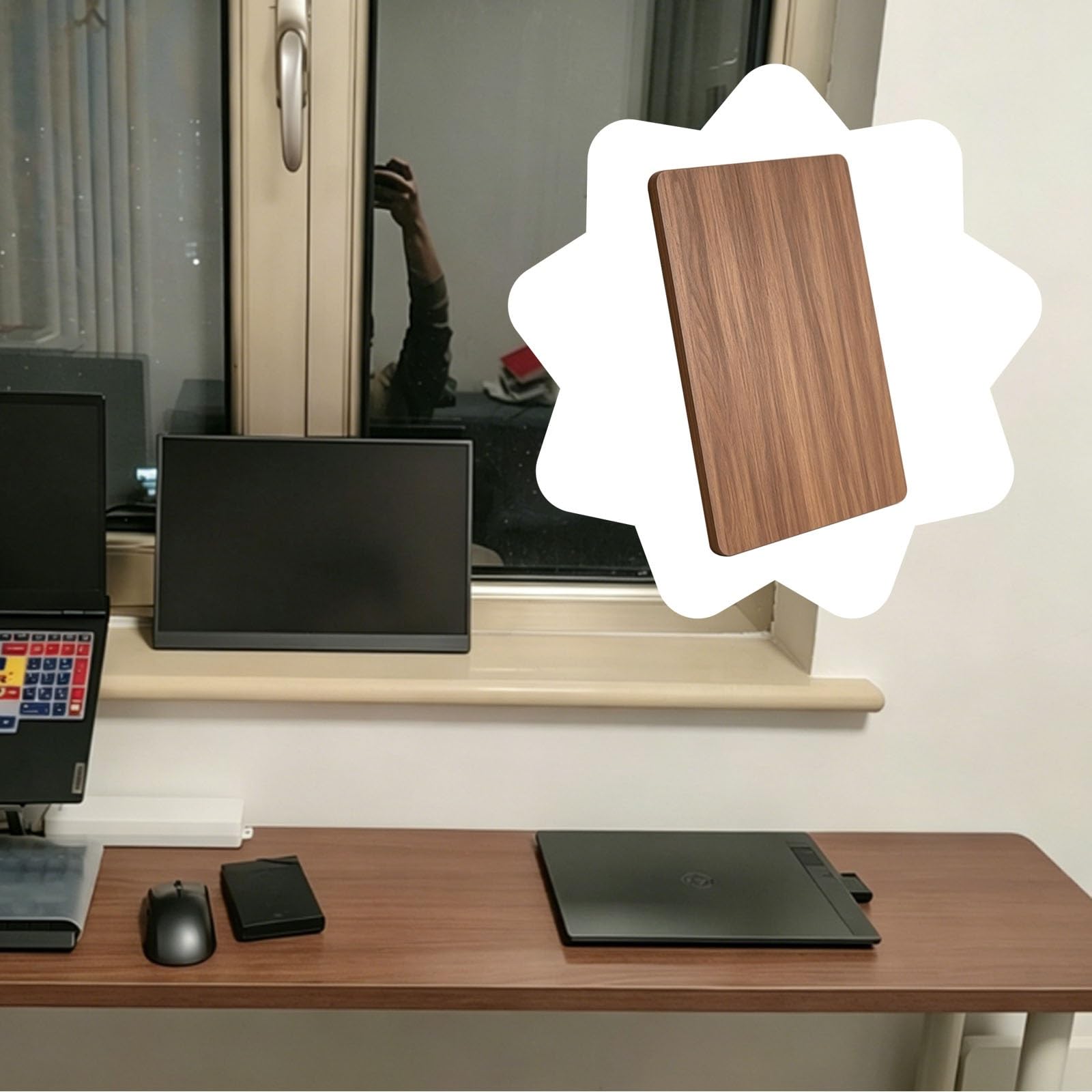 Plateau de table en mélamine contre la déformation pour comptoir de bureau stable