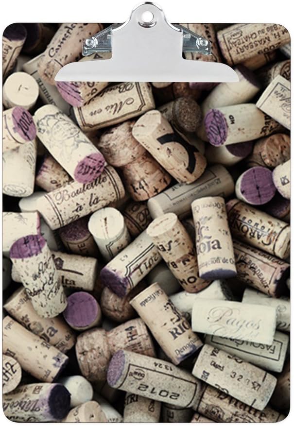 Clipboard I Love Wine Corks Office Products