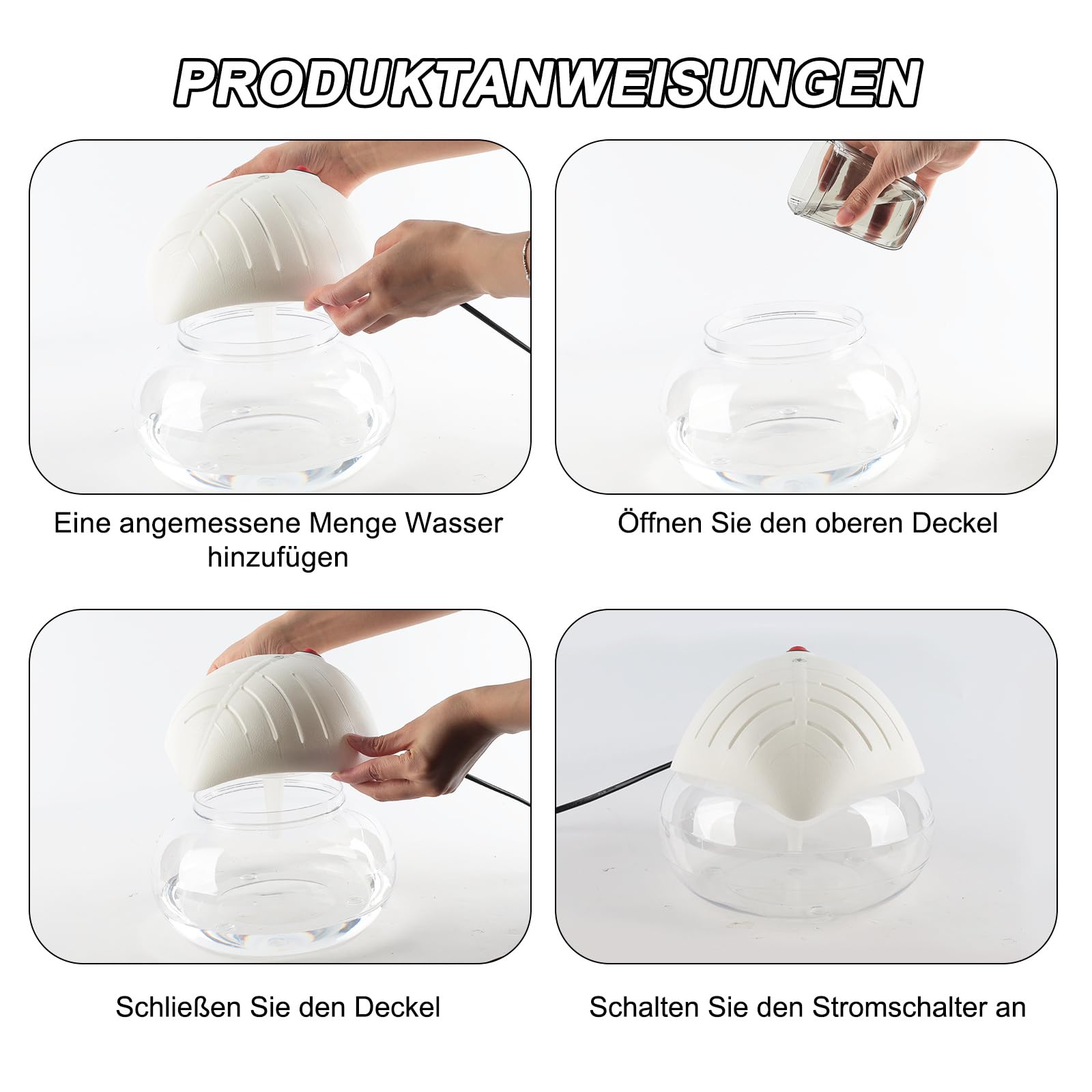 Lufterfrischer Raumluftreiniger - Unabhängiger Steuerschalter Lufterfrischer mit Lonisator, 2 in 1 Duftzerstäuber & Airfresher Bowl, air purifier bis 60 m², Raucherzimmer, Wohnzimmer, Büro, Unter 40dB