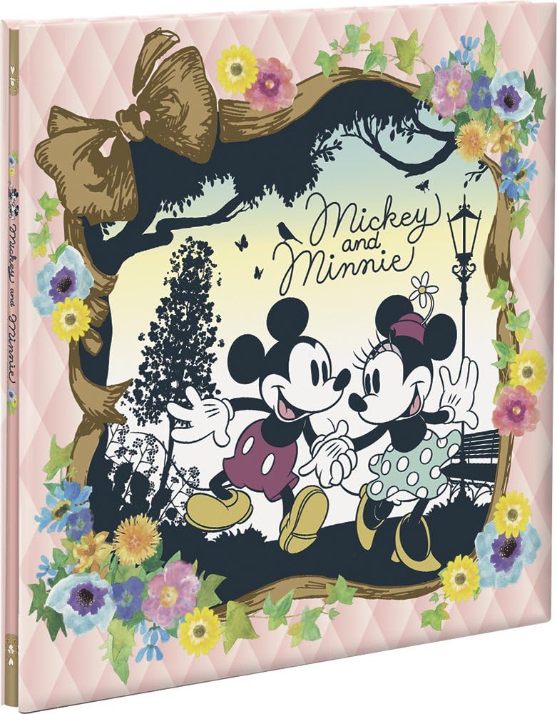Nakabayashi Co., Ltd. Fueruarubamu L size Mickey & Minnie character A H-LD-107-1