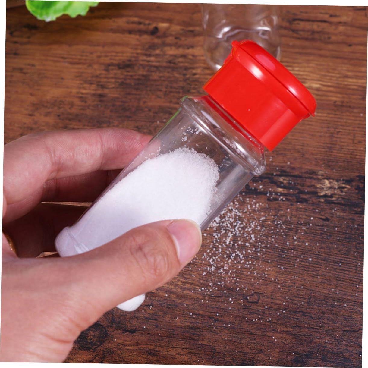 6pcs Plastic Pepper Dispenser Shaker Xmas, Kitchen Seasoning Containers