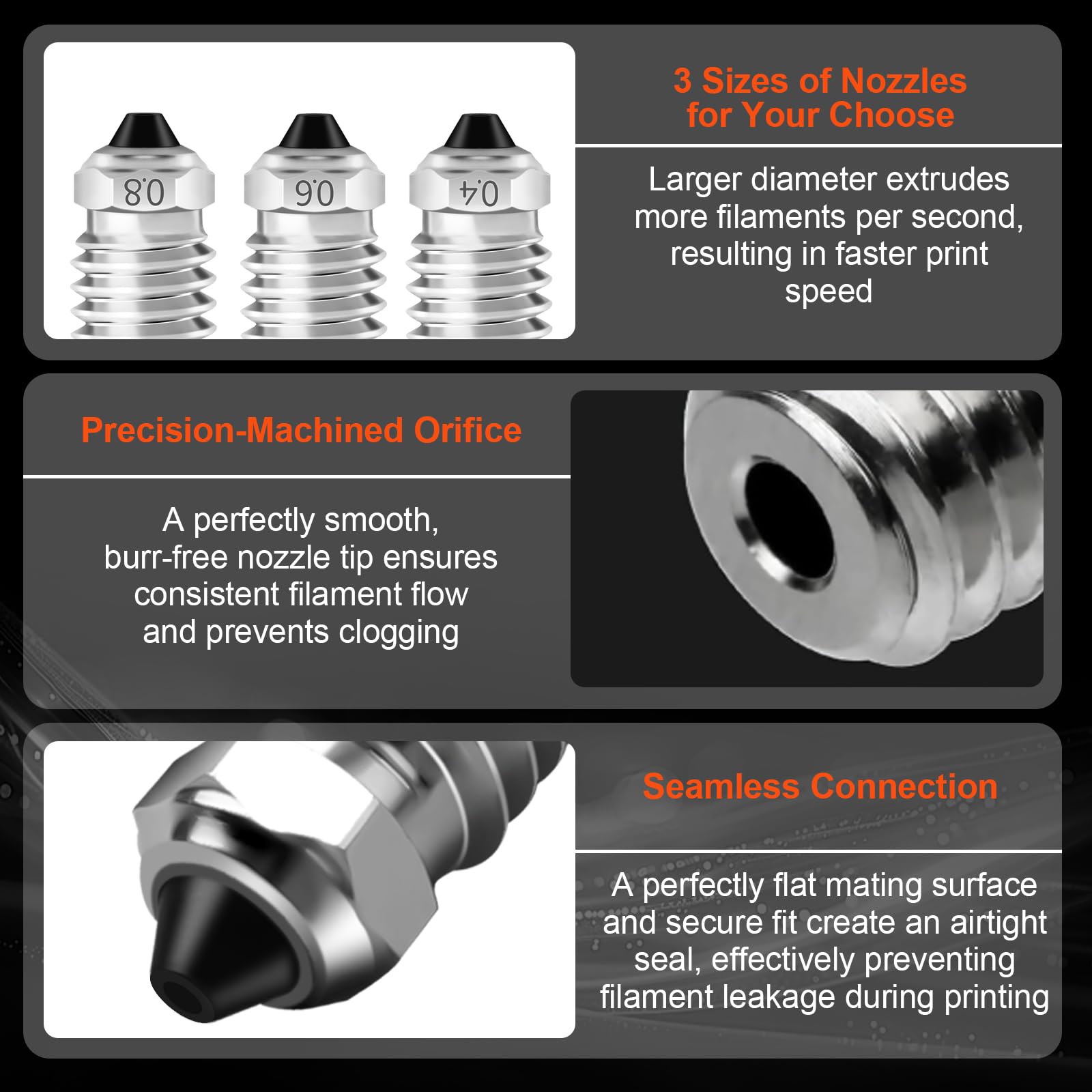 E3D High Flow HT-Abrasive Complete HotEnd per Bambu Lab X1E - Italia