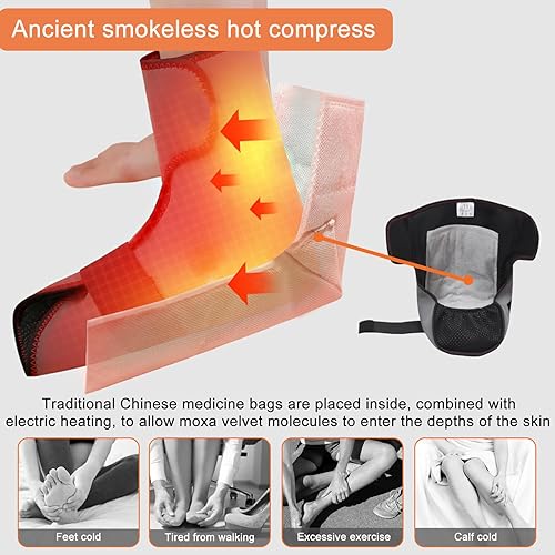 Miniatura 6 de Terapia de luz infrarroja lejana para pies - Última almohadilla térmica avanzada para pies terapia de luz roja lejana mejorada para el dolor de pies