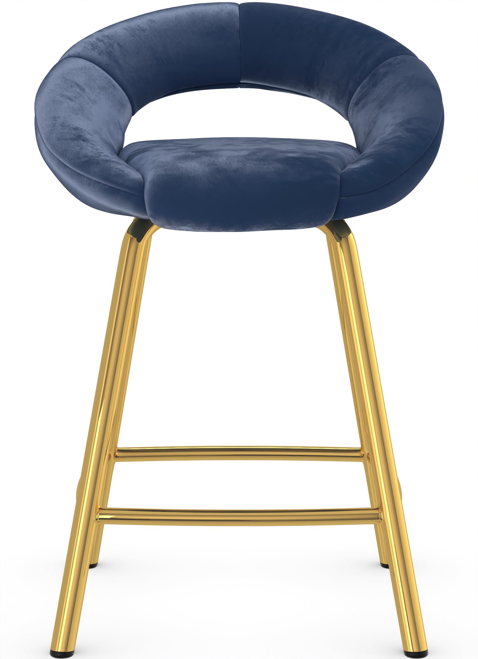 Belmont Bar Stool Gold (Navy)