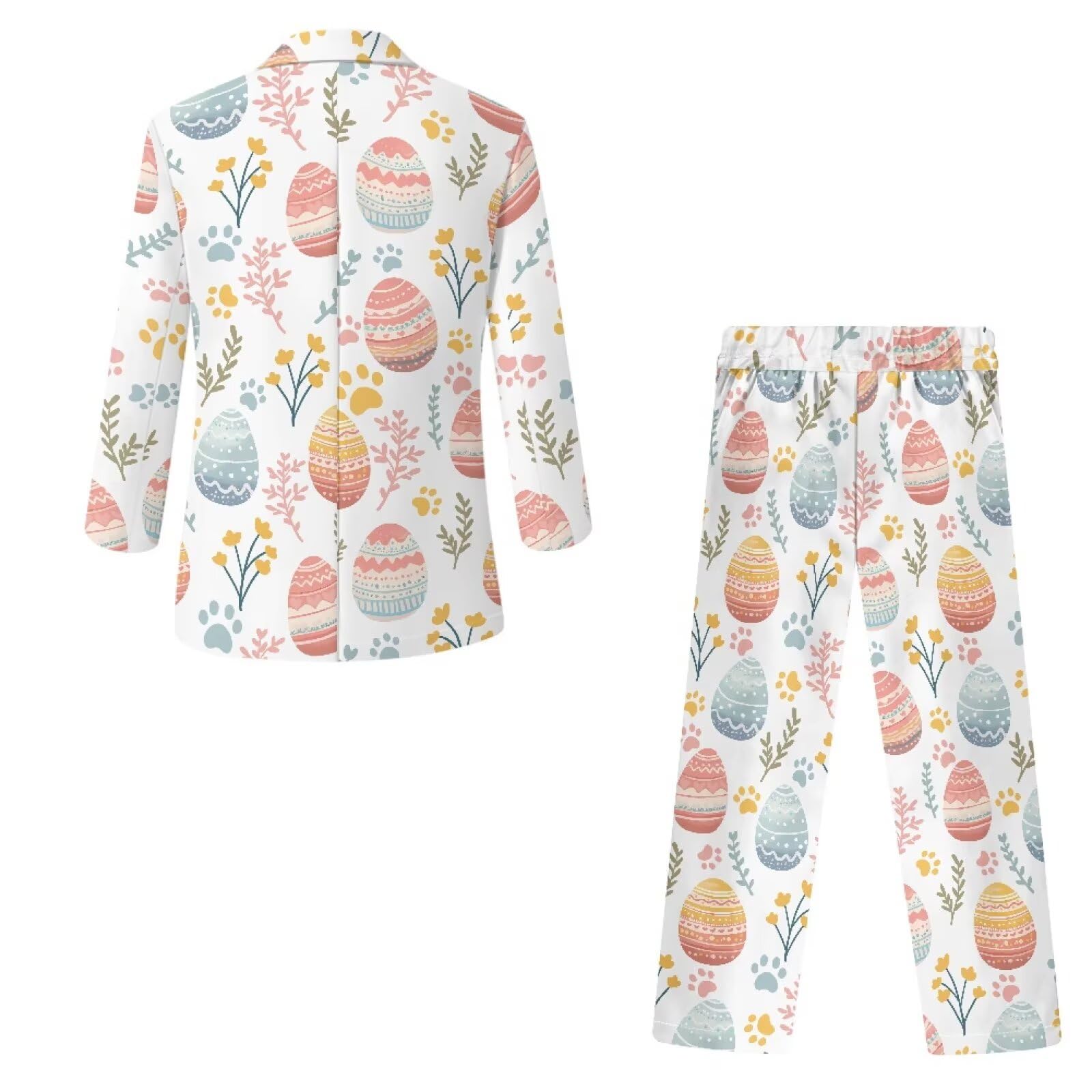HUIACONG Osteranzug für Jungen, formell, St.Patrick, schmale Passform, Eier, Kaninchen, Jungen, Hochzeits-Outfit, Kommunion-Anzüge für Jungen von 5–14 Jahren