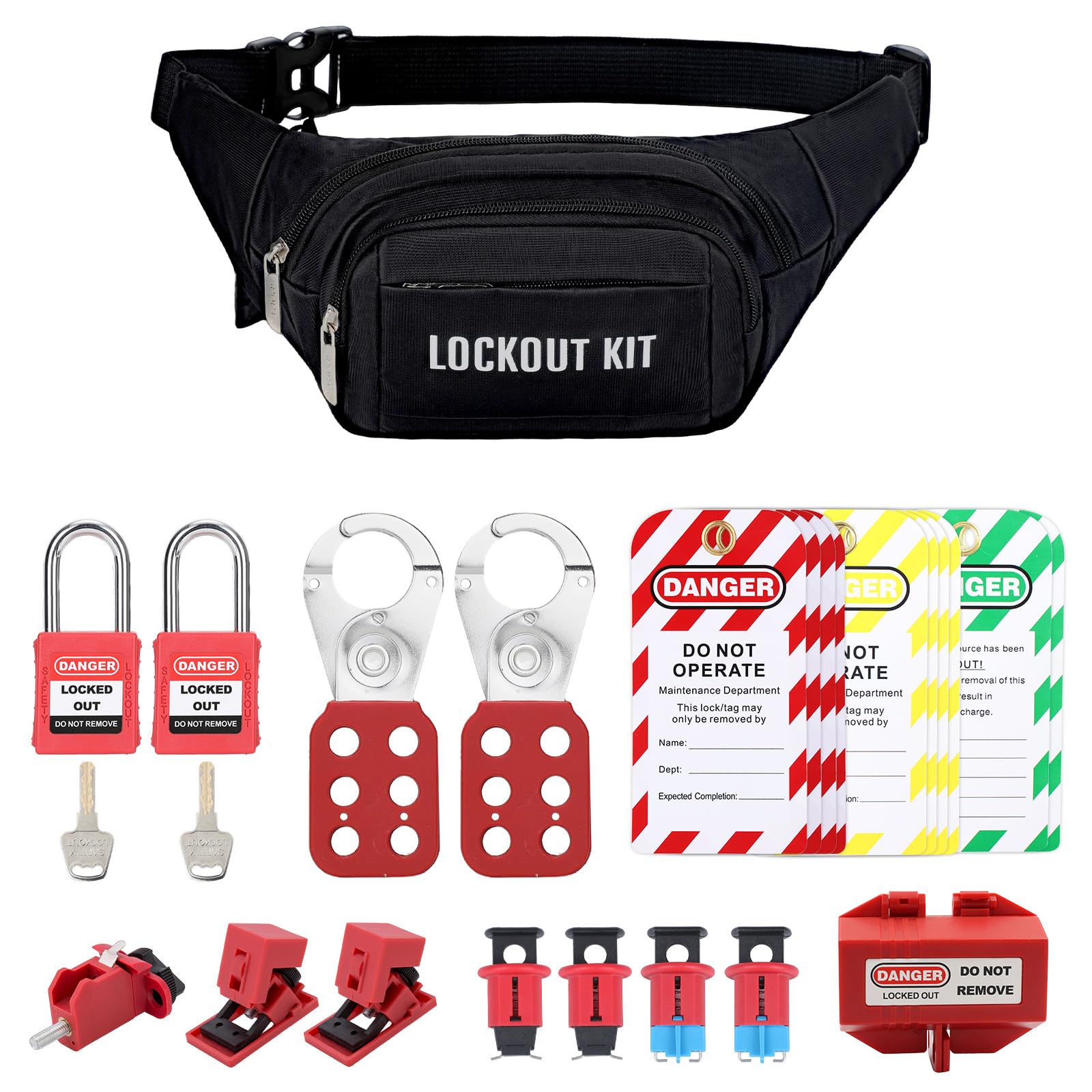Verrouillage universel du disjoncteur et kit de consignation
