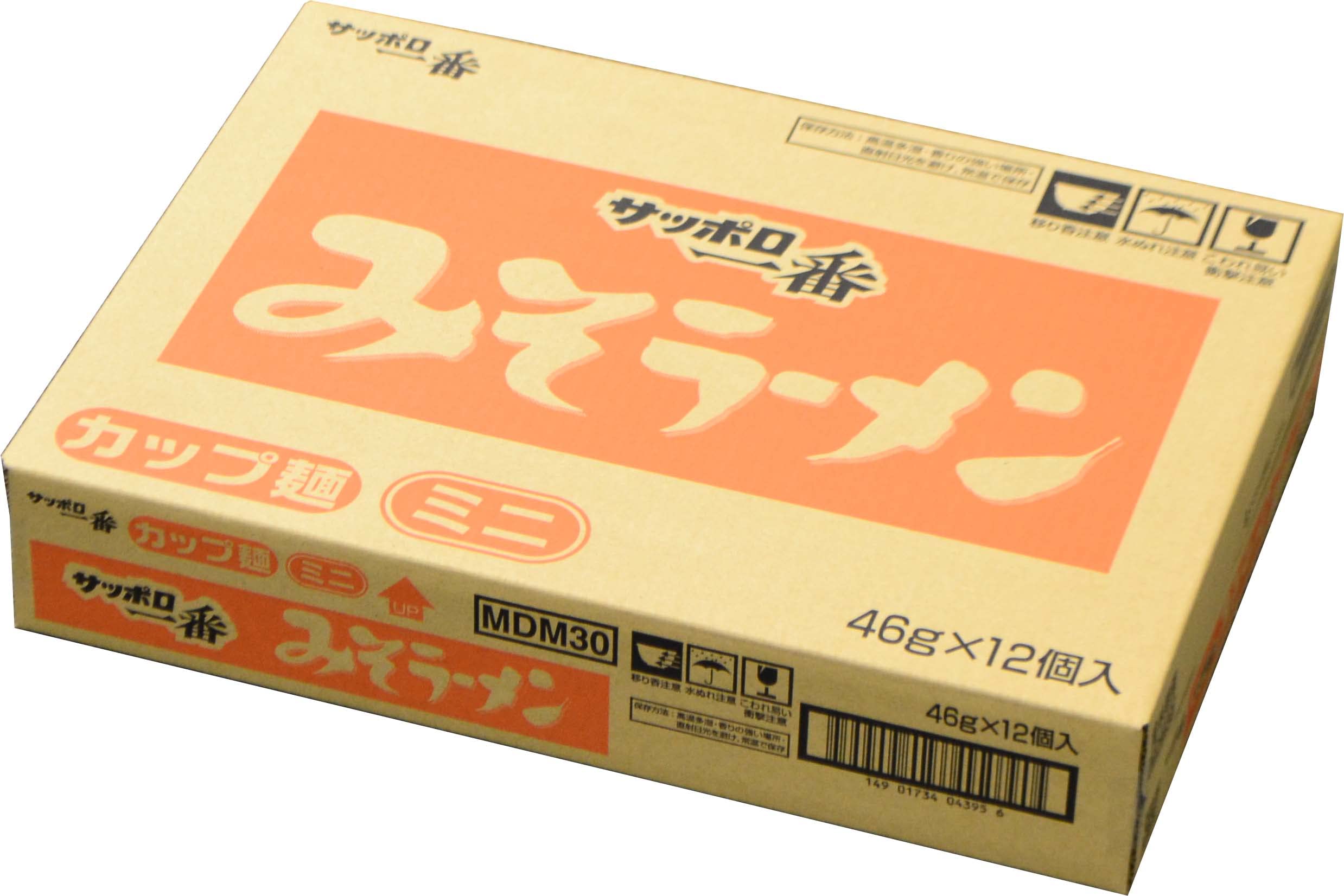 Amazon.co.jp: サッポロ一番 みそラーメン ミニどんぶり 46g×12個