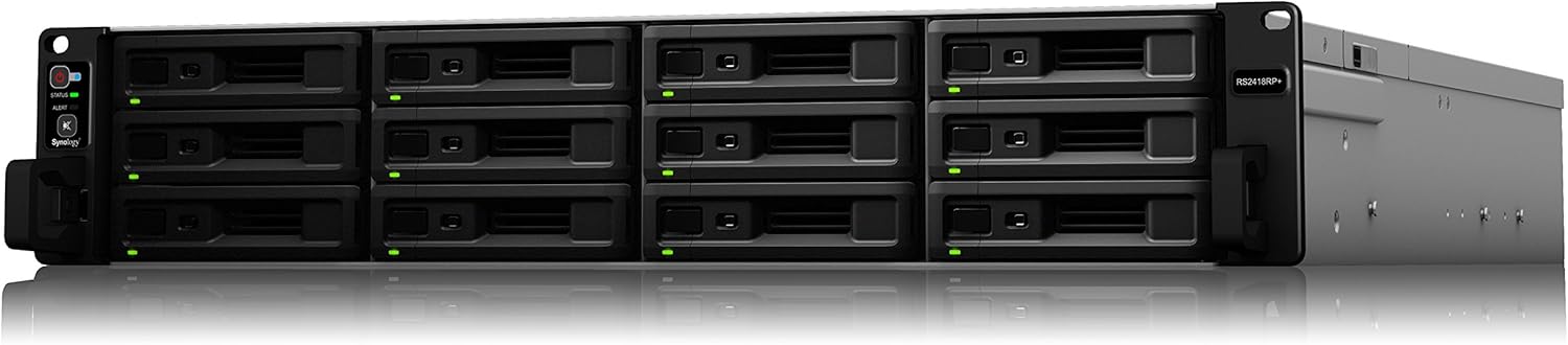 Synology RackStation RS2418RP+ NAS - Rack (2U, Ethernet, LAN), Color ...