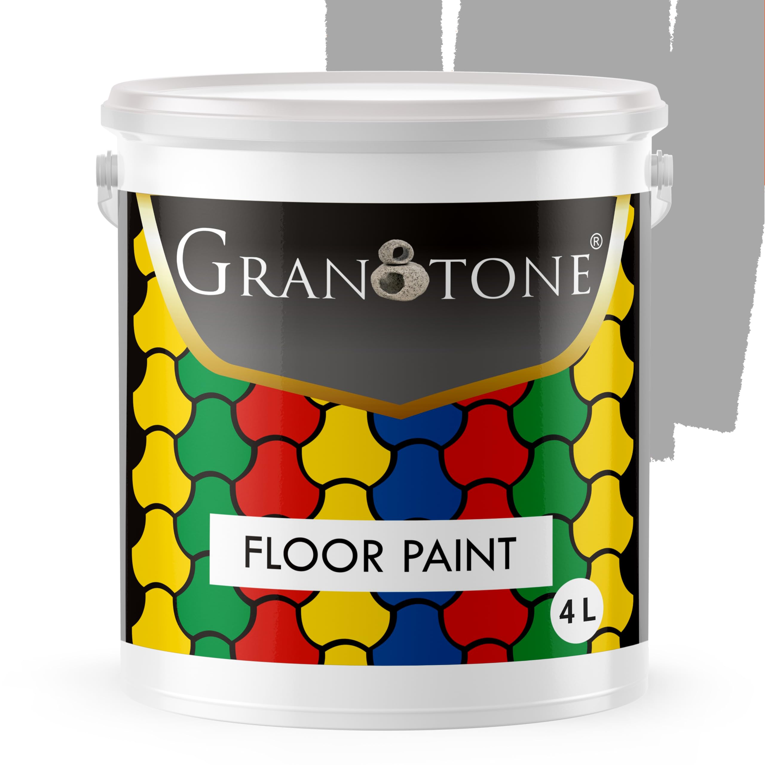 GRANOTONE Space Grey Floor Paint - Anti Slip & Durable -16