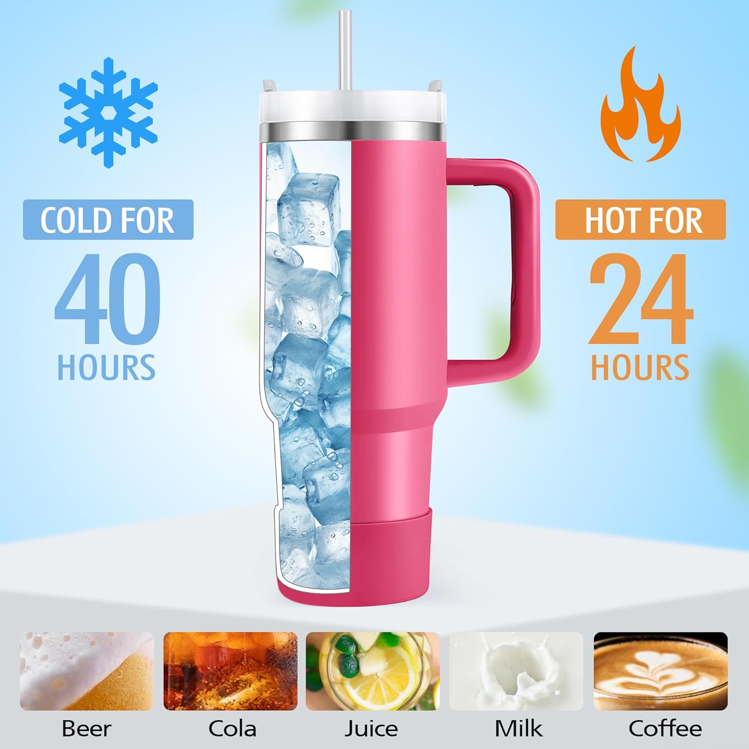 Stay Hydrated in Style: The Ultimate 40 OZ Insulated Tumbler Review