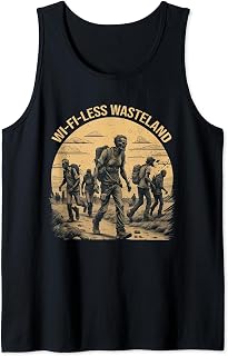 Wi-Fi-Less Wasteland Zombie Survival Tank Top