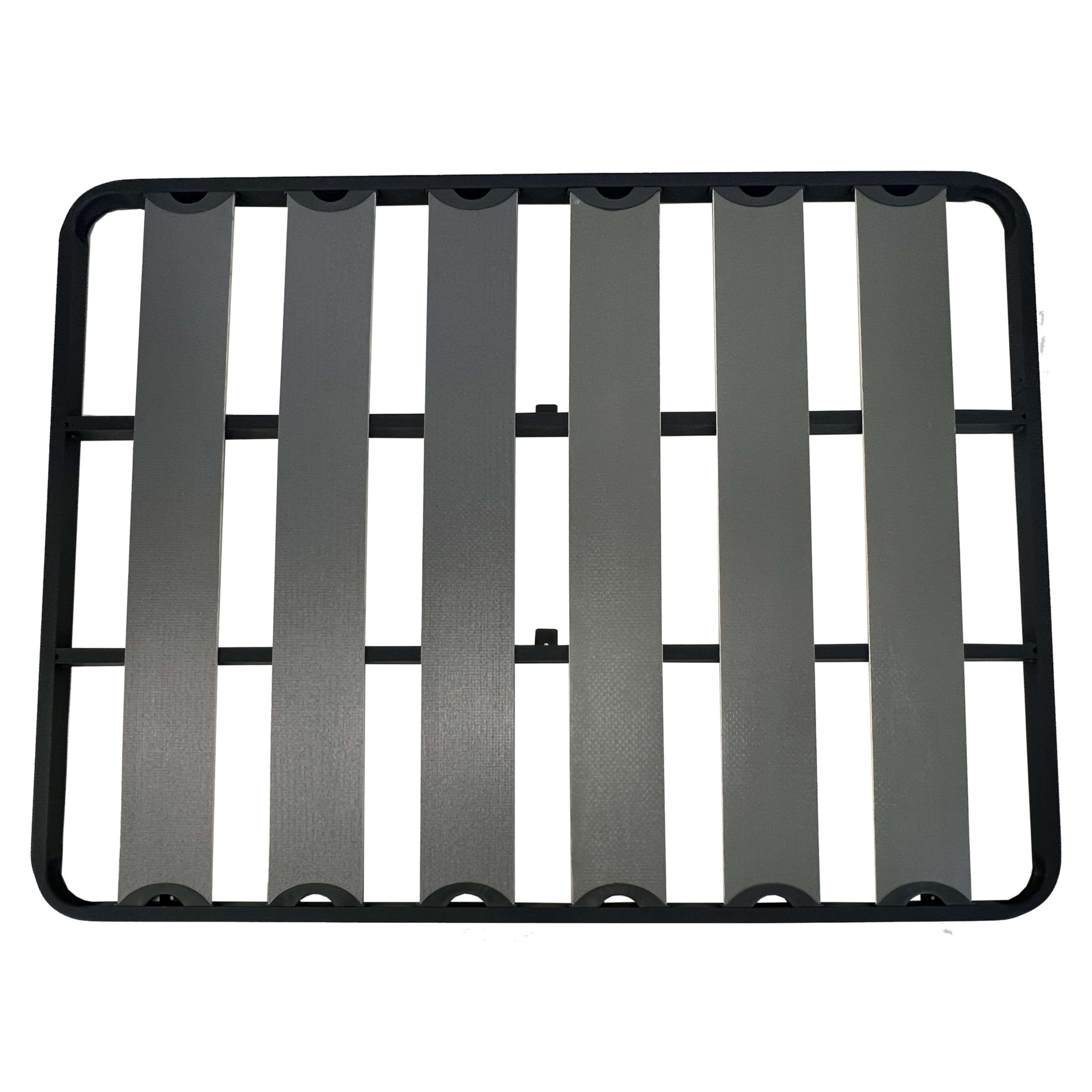 Miroytengo Somier 135x180 cm de Láminas Anchas de Chopo con Patas, Refuerzo Central Acero, Sistema Antirruido