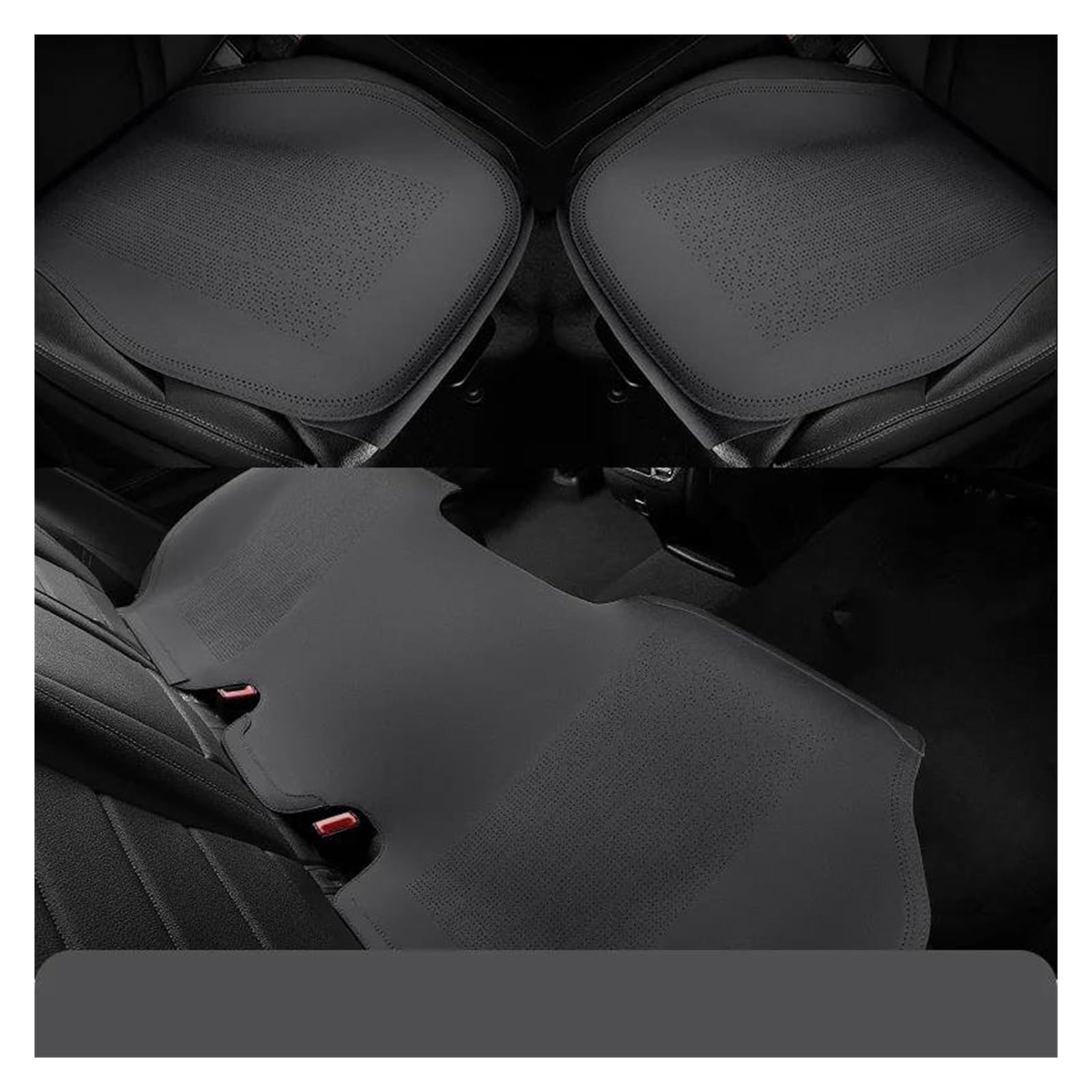 Car Seat Covers For Chevy For Captiva For Onix For Cruze For Sonic For Malibu XL Accessories Universal Car Seat Covers Seat Protector(رمادي)