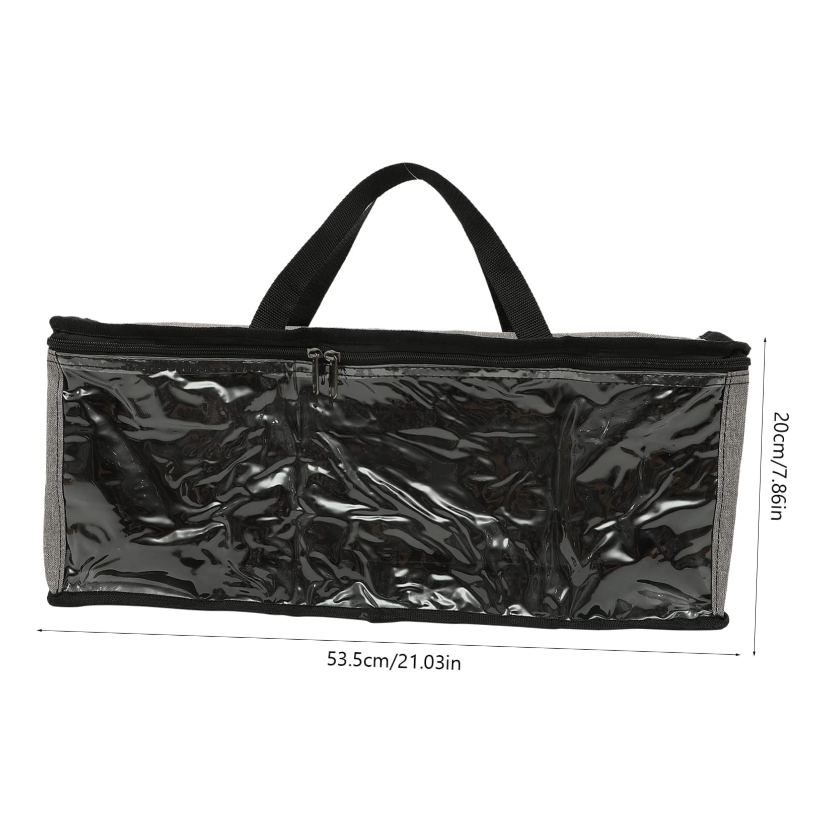 ABOOFAN Clothes Bag Hat Storage Organizer with Transparent Window and Capacity Zipper Closure for Baseball Caps Portable Laundry and Storage