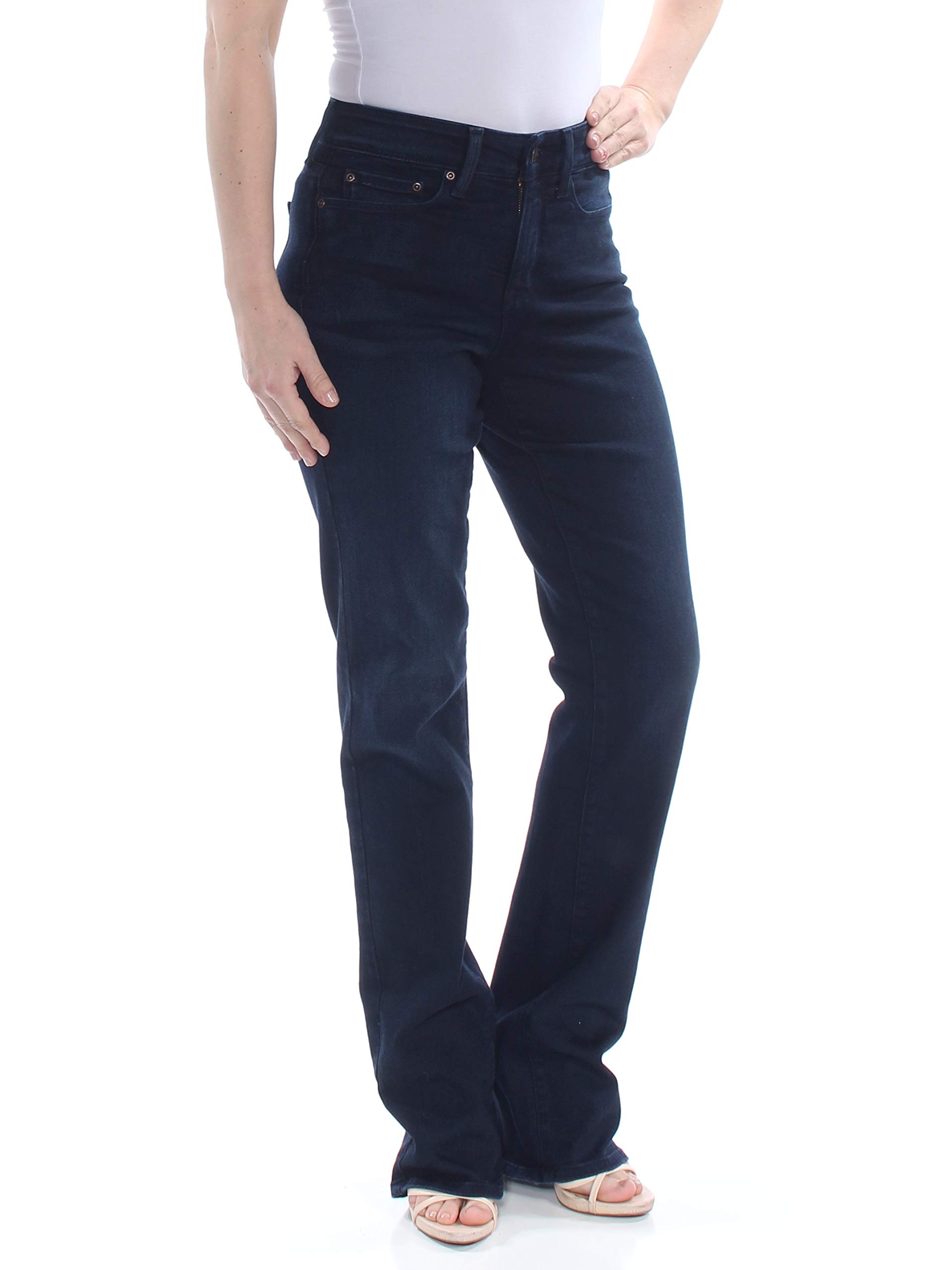 NYDJ womens Marilyn Straight Denim jeans, Black Bdm, 12 US — view 54