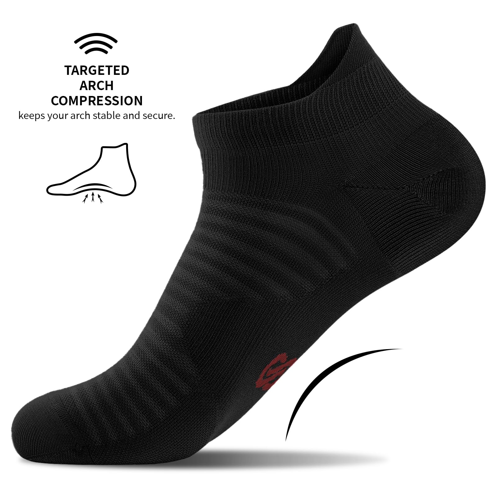 6 pares de calcetines de compresión para hombre y mujer