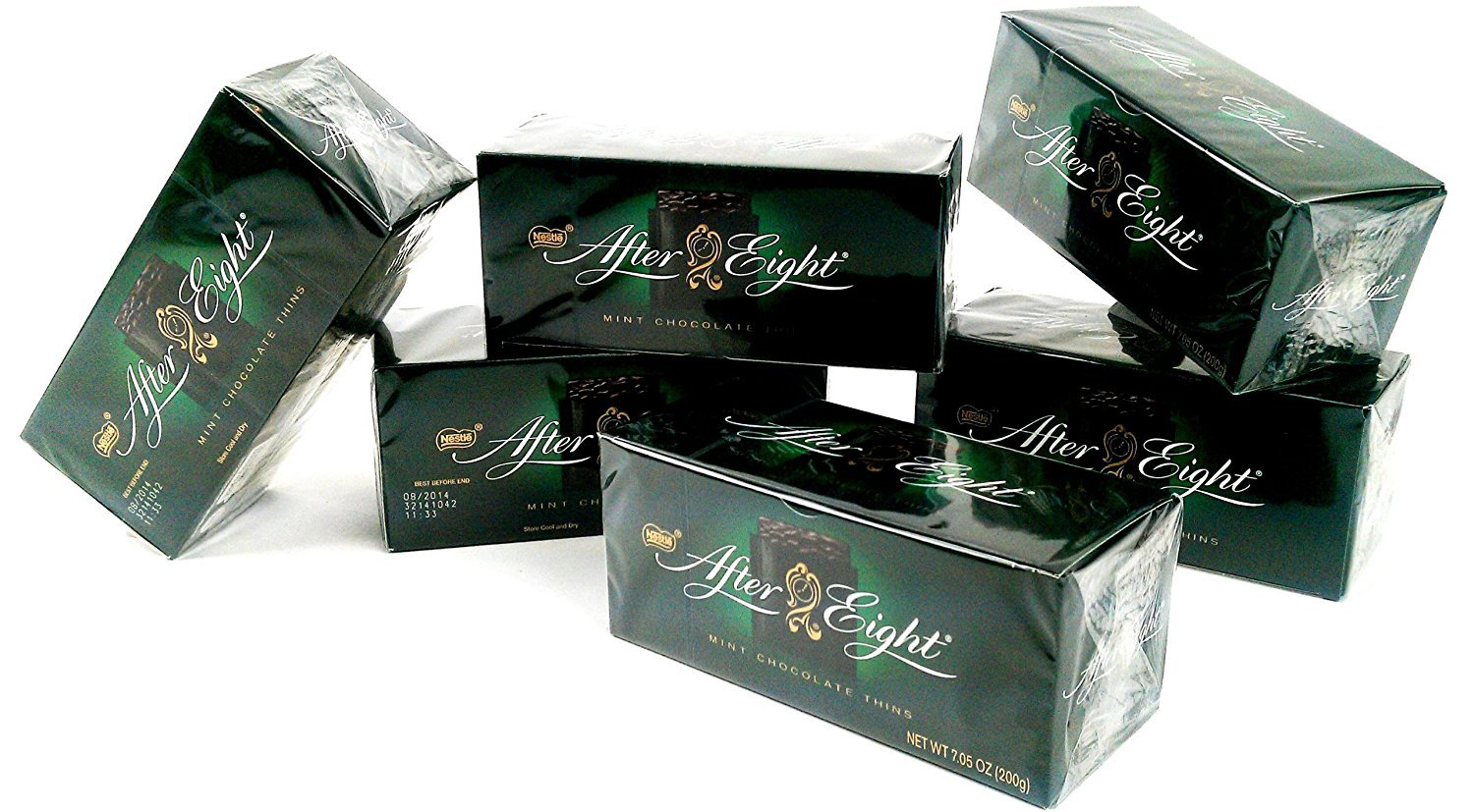 Nestle After Eight Mint Chocolate Thins, 7.05 Ounce (Pack of 6)