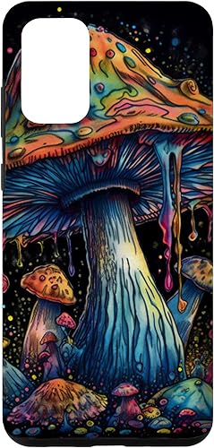 Funda de arte psicodélico colorido de hongos trippy para Galaxy S20+