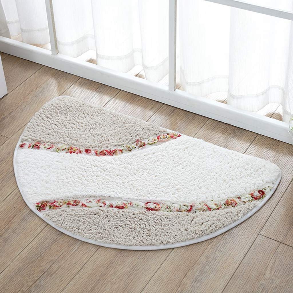 Amazon｜WXIK 玄関マット バスマット 屋外 屋内 50*80cm 半円形 北欧