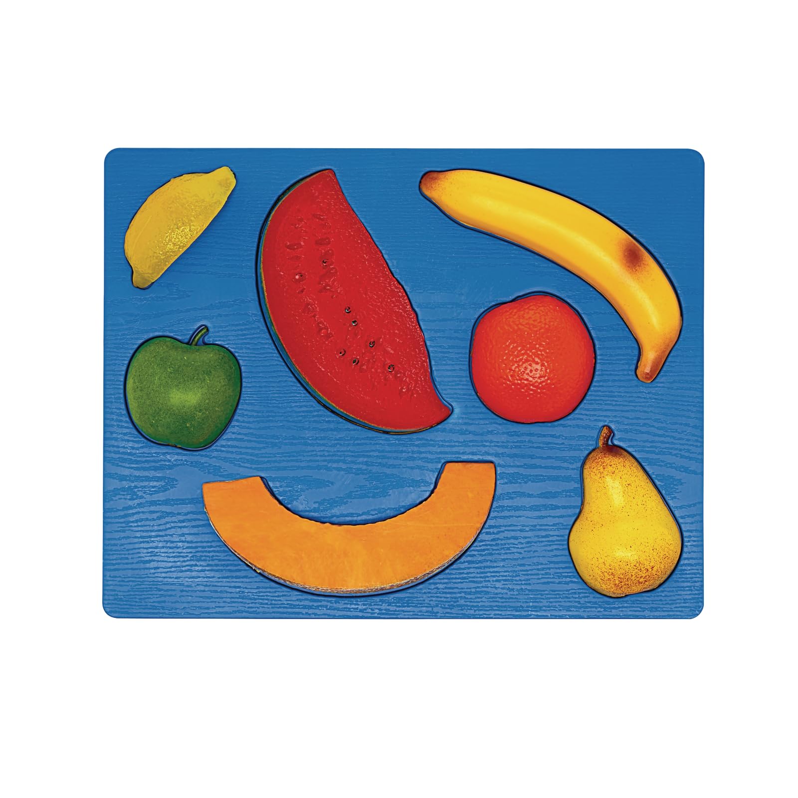 3D Chunky Food Puzzle for Preschool 7 Pieces, Fruit