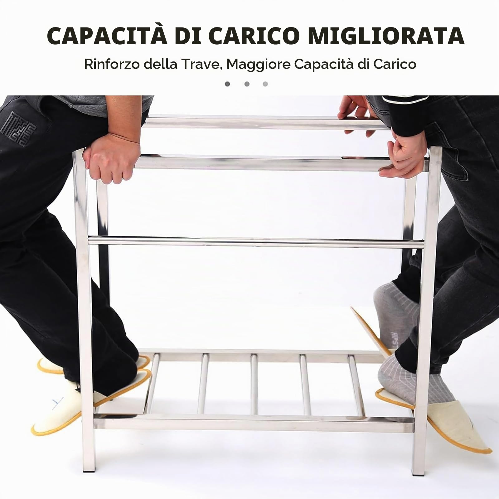Lavabo Utilitario Autoportante, Acciaio Inossidabile 304, Lavello da Cucina a Una Cuve con Rubinetto per Acqua Calda e Fredda Lavello da Esterno per Giardino, Garage o Lavanderia(Single layer)