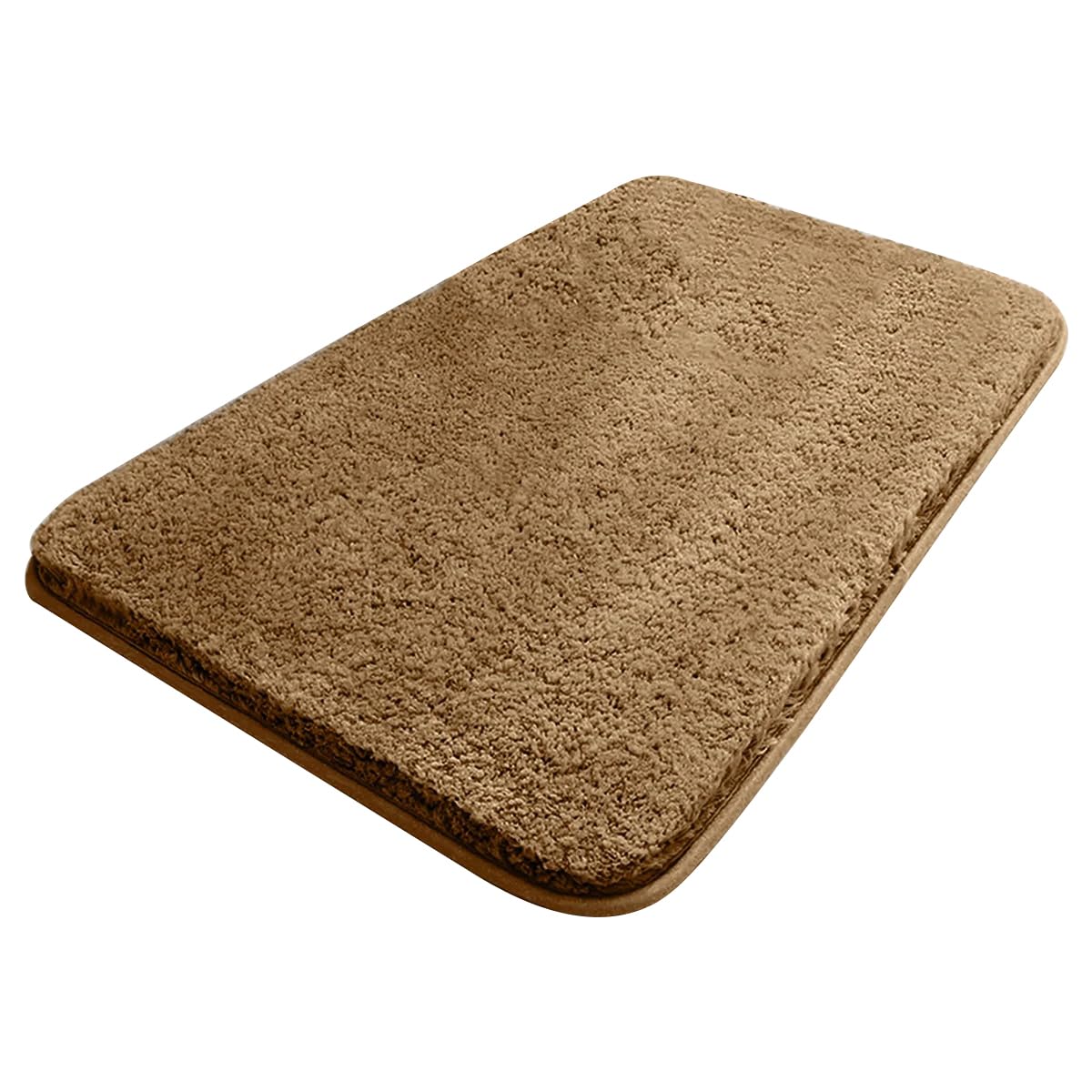 Tapis de sol absorbant 60 x 90 cm marron pour salle de bain et cuisine