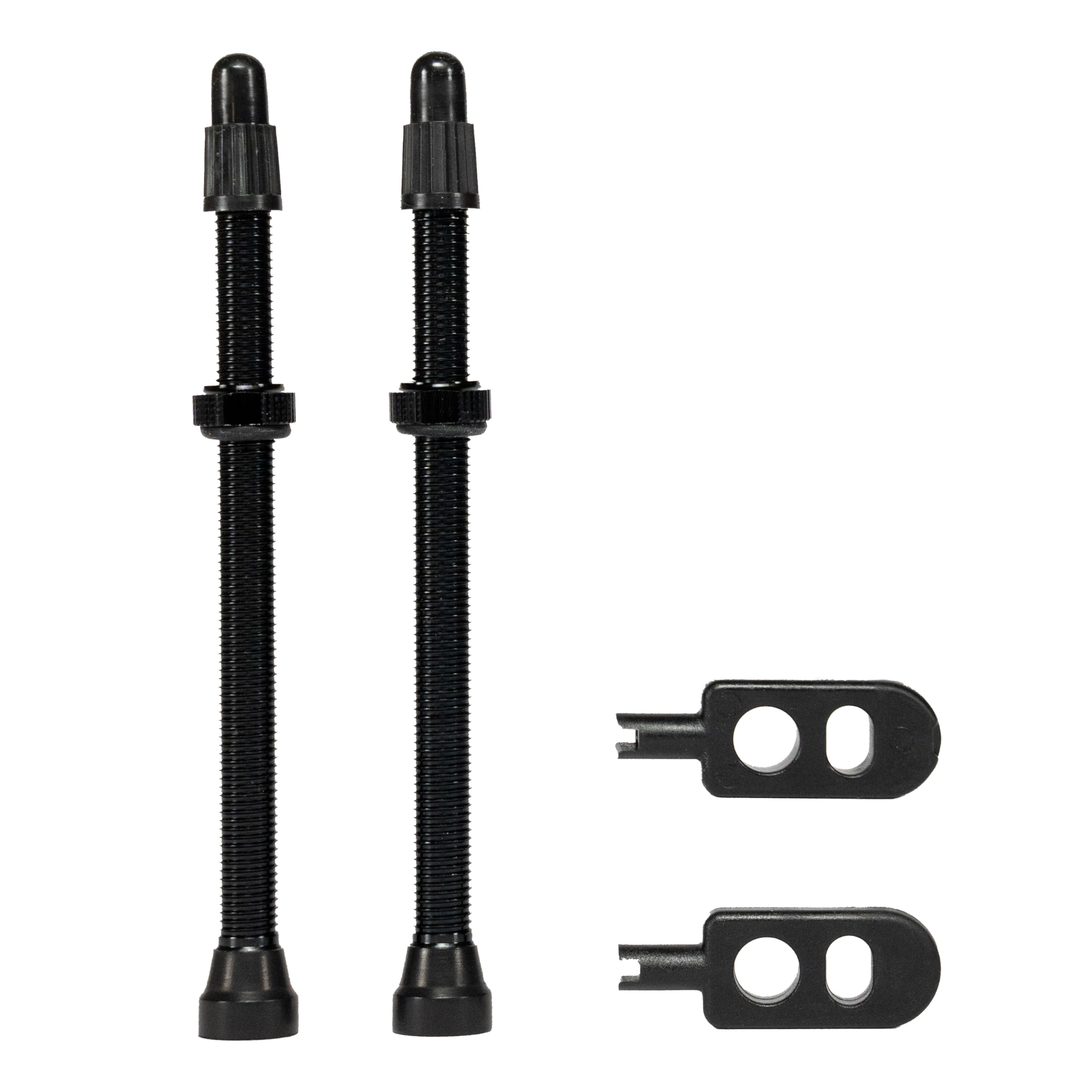 Hutchinson – Tubeless Valves – Universal – Conical – Waterproof & Durable – Compatible Road/Gravel/eBike/MTB – 80mm x2