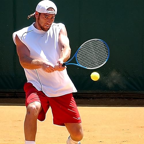 Miniatura 7 de Magicorange Raquetas de tenis para adultos, 2 jugadores, juego de raquetas de tenis recreativas para principiantes y profesionales con 4 pelotas de