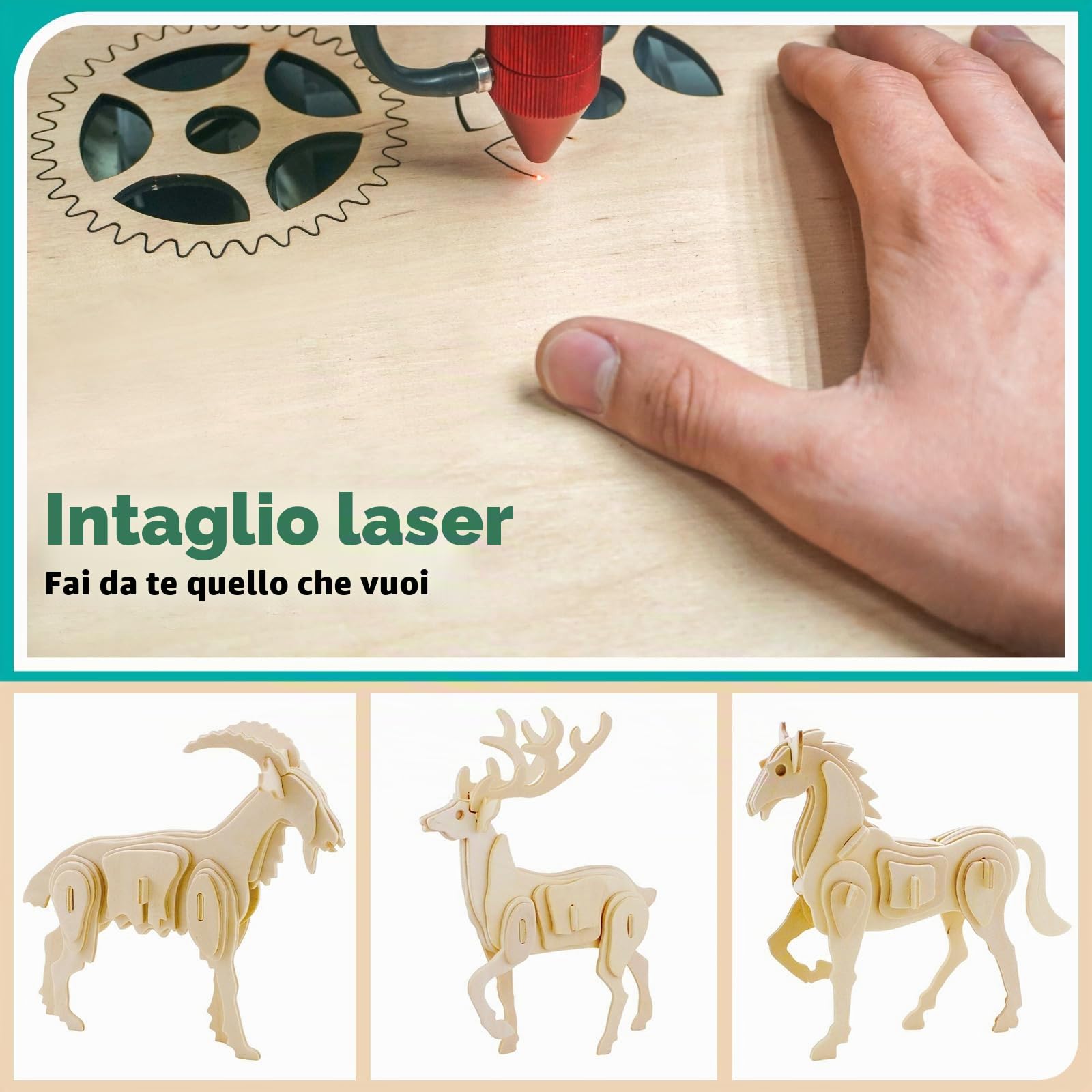 SWAWIS 25 Pezzi Compensato 3mm, 400 * 400mm Pannello Legno, Compensato di Tiglio, Tavole per L'artigianato, Pannelli in Legno per Traforo DIY Taglio Laser Modellismo Deco