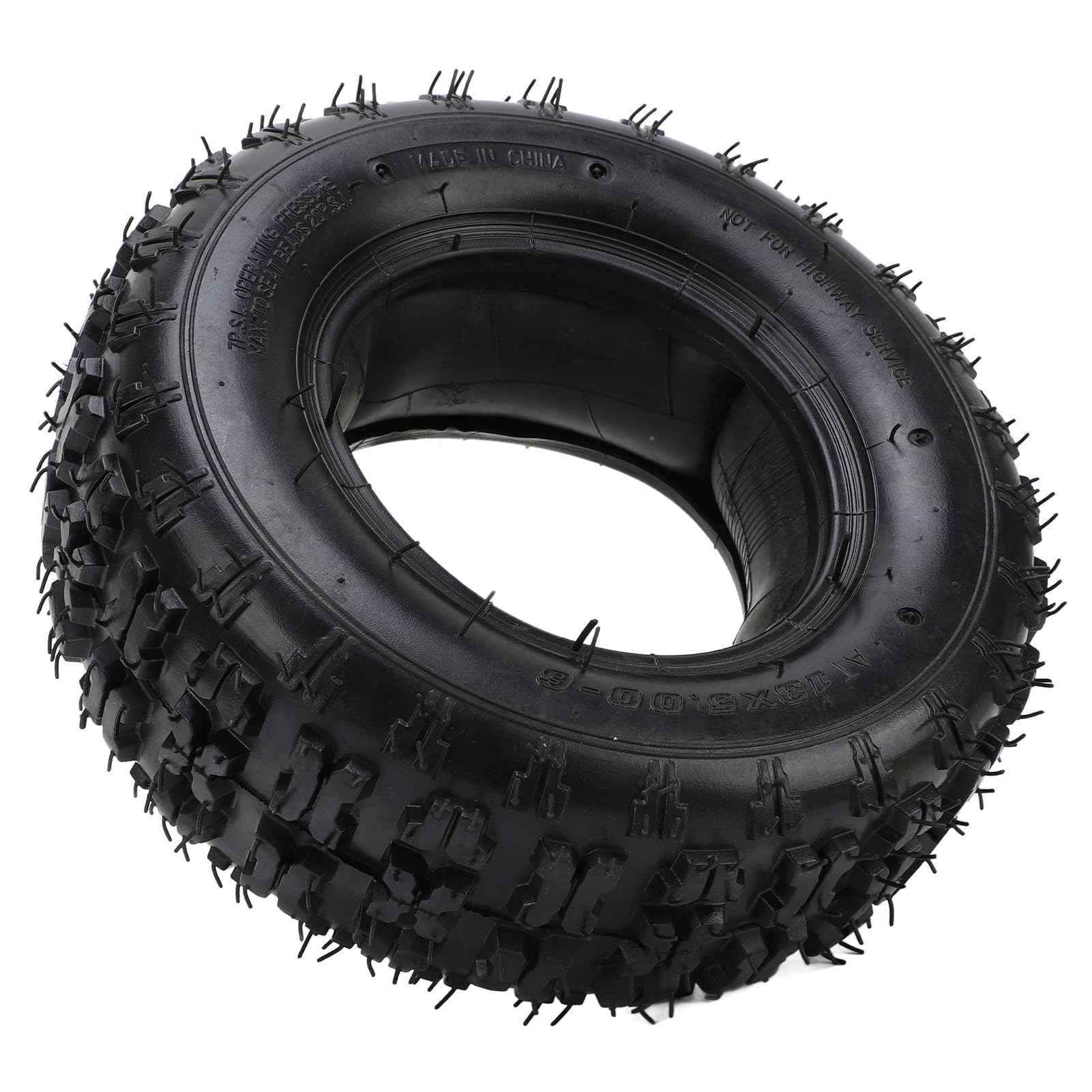 2 Sätze 13 x 5,00 6 Reifen- und Schlauchset mit gebogenem TR87-Ventilschaft, passend für Yerf Dog, Motovox, Dirt Quads, Go Kart, All Terrain Bike, ATV, Yard Tractor, robuste