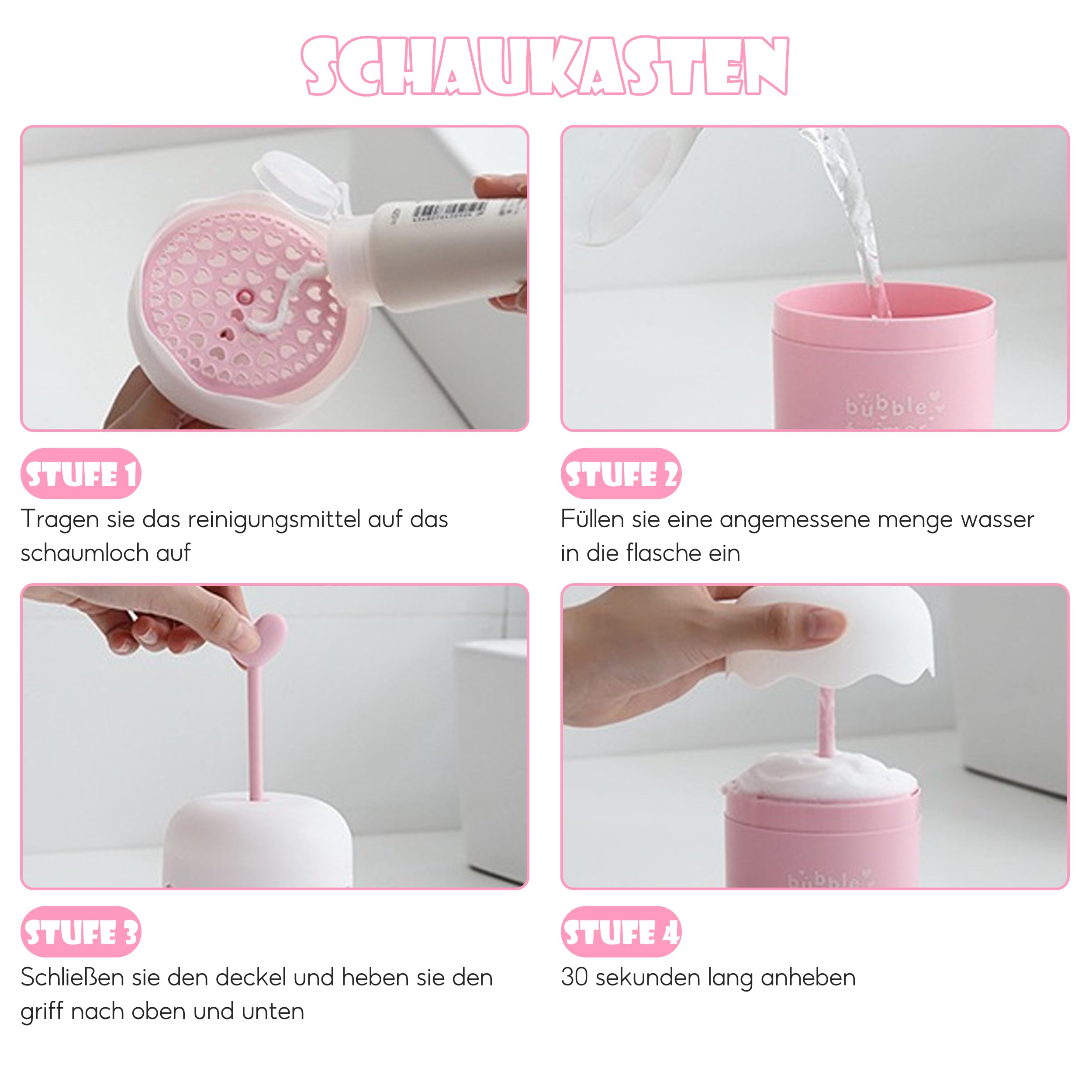 Tazza Schiumogena per Detergente Viso, Creatore di Schiuma, Schiumatore per Skincare da Viaggio, Dispenser di Schiuma per Detergente Viso per Lavaggio del Viso e Doccia