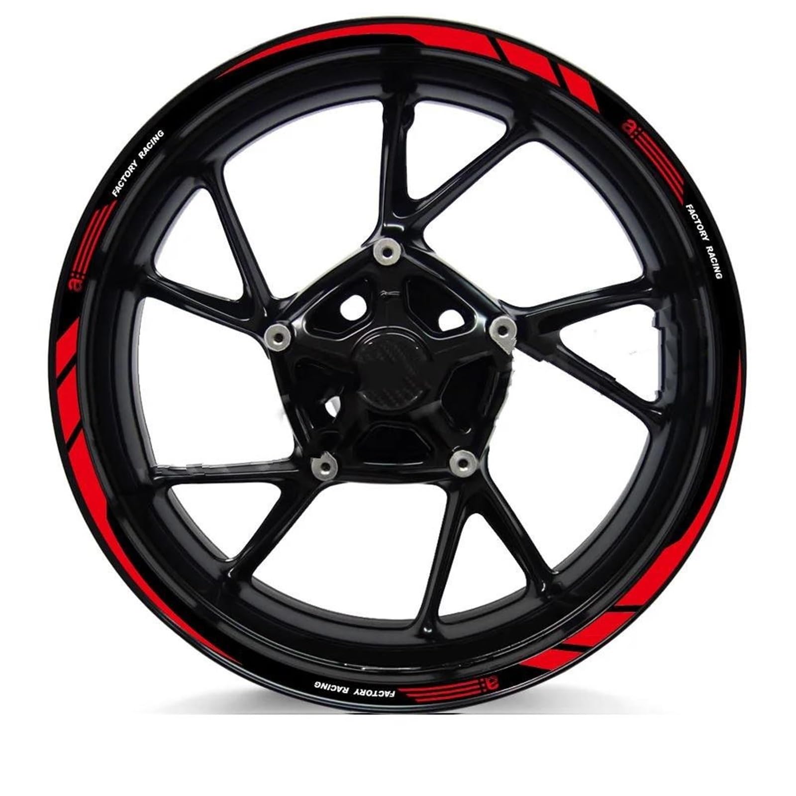 Motorcycle Wheel Rim Sticker Stripe Decal for Aprilia for Racing for Tuono V4 1100 RSV4 RS150/250/660 GPR APR(Color8)