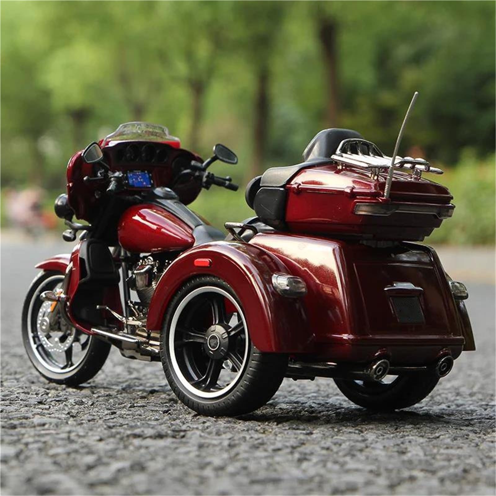 Amazon.co.jp: 模型玩具 1/12 合金製ミニチュア バイク トライク ダイ