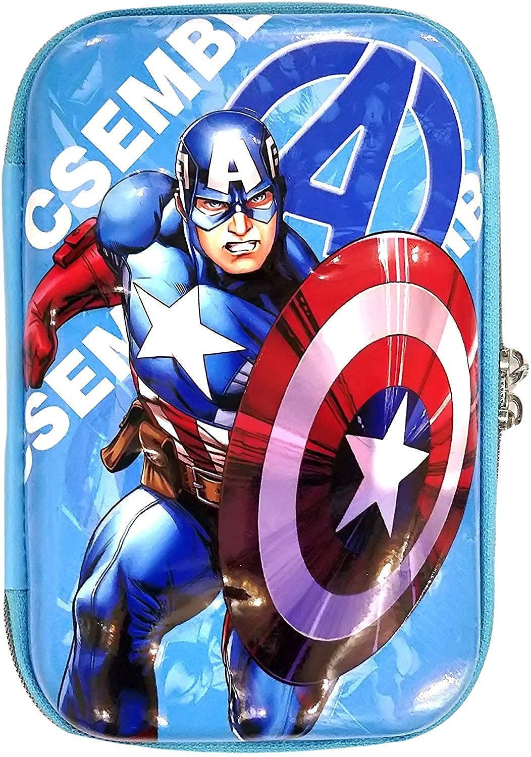 PATLY Pencil Boxes for Boys FCB Football Club 3D EVA Hardtop Pencil Pouches for Girls and Boys (Captain America 3) (B0BNLF1D6S) Amazon Price History, Amazon Price Tracker