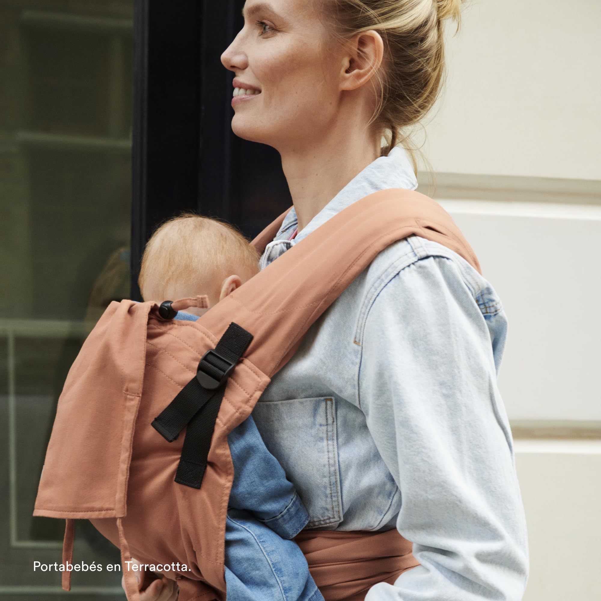 Portabebés Stokke Limas Plus, Glacier Green (OCS) - Portabebés de media hebilla para recién nacidos - Tres opciones de transporte - Seguro para bebés desde 1 mes/4 kg hasta 18 kg