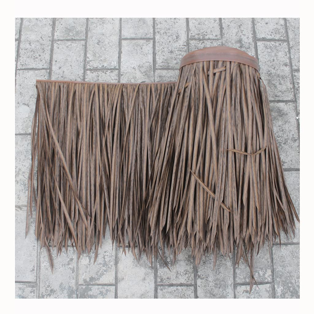 Chaume artificielle ignifuge et imperméable en rouleau de paille