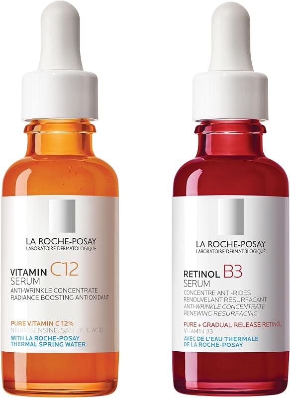 Pure 12% Vitamin C Serum For Face With Hyaluronic Acid & Salicylic Acid, Hydrating Face Serum, Boost Radiance & Reduce Wrinkles, 2 Formulas for Normal or Oily Skin Control
