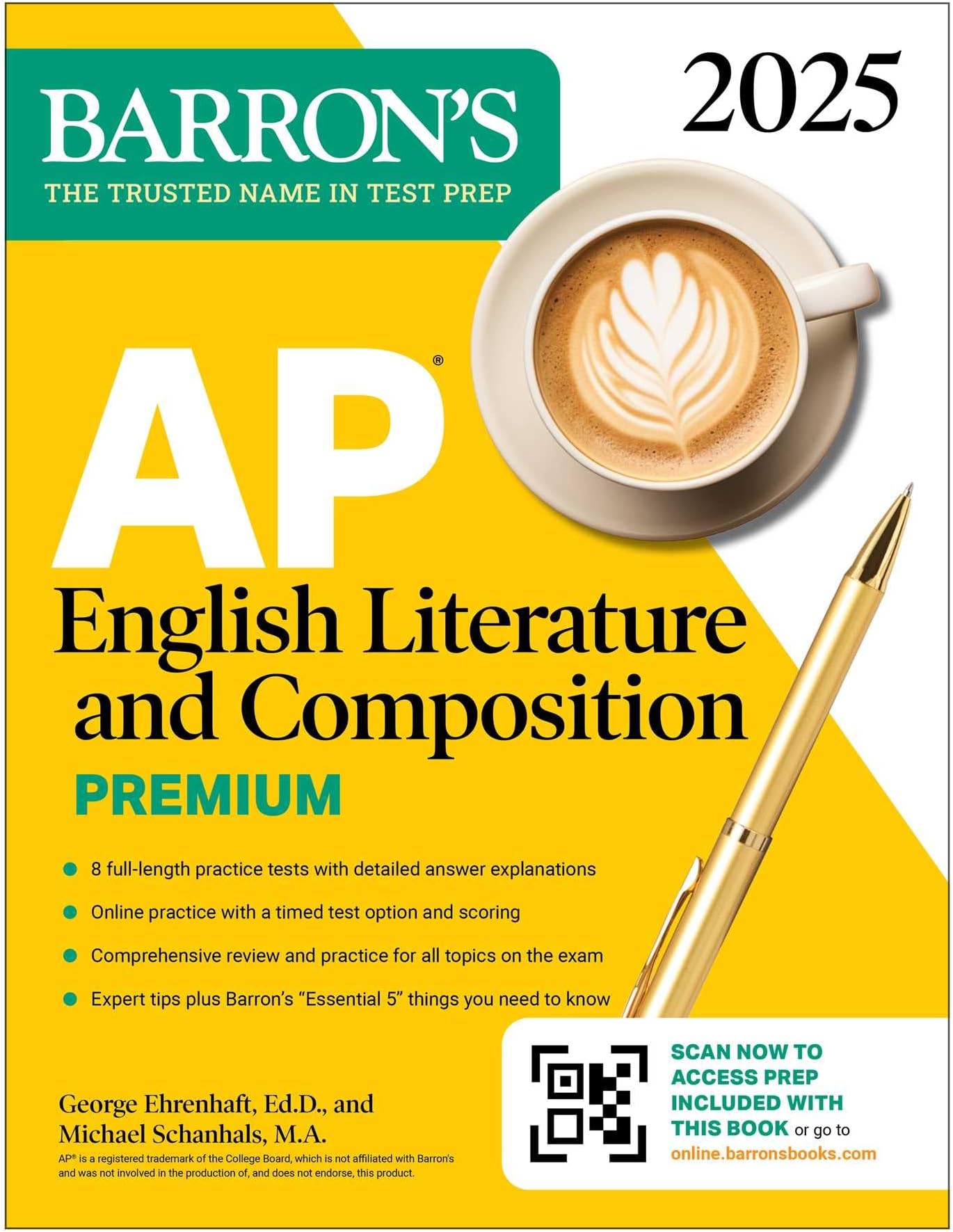AP English Literature and Composition Premium, 2025: Prep Book with 8 Tests
