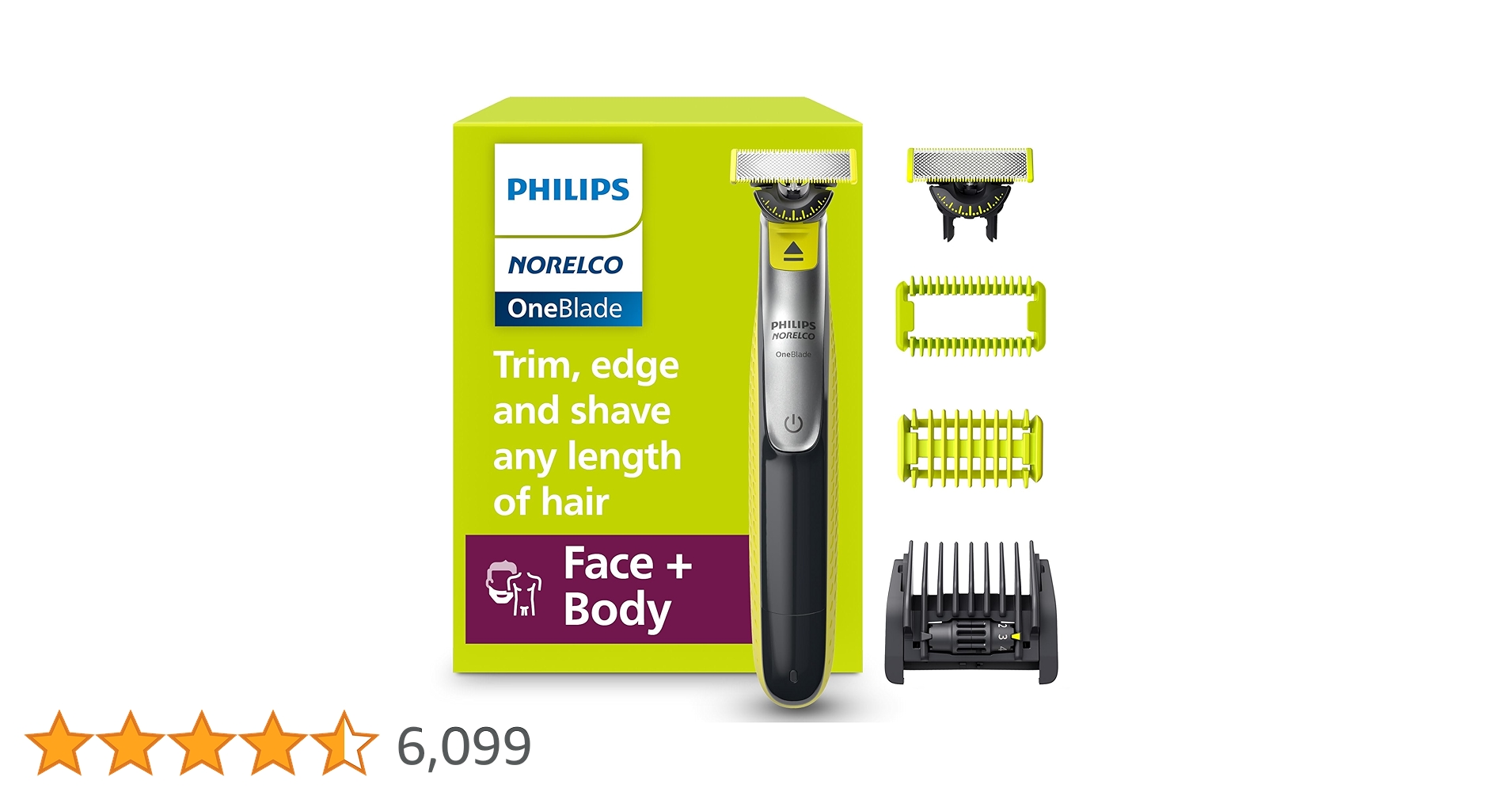 Amazon.co.jp: フィリップス Norelco OneBlade 360 フェイス+ボディ