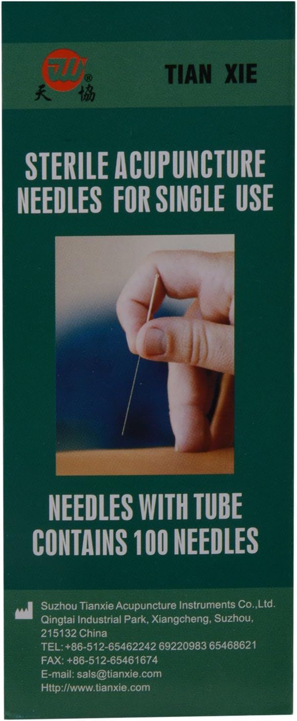 Sterile Acupuncture Needles For Single Use Transparent (0.25 X 40Mm)